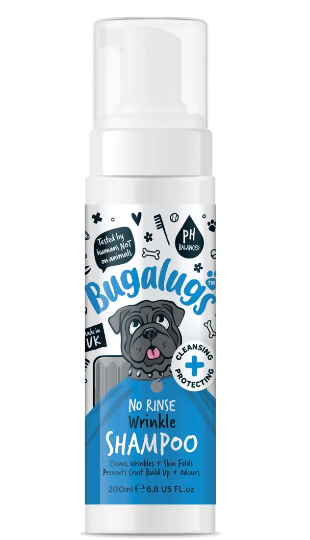 Bugalugs No Rinse Wrinkle Shampoo 250ml Grooming Bugalugs