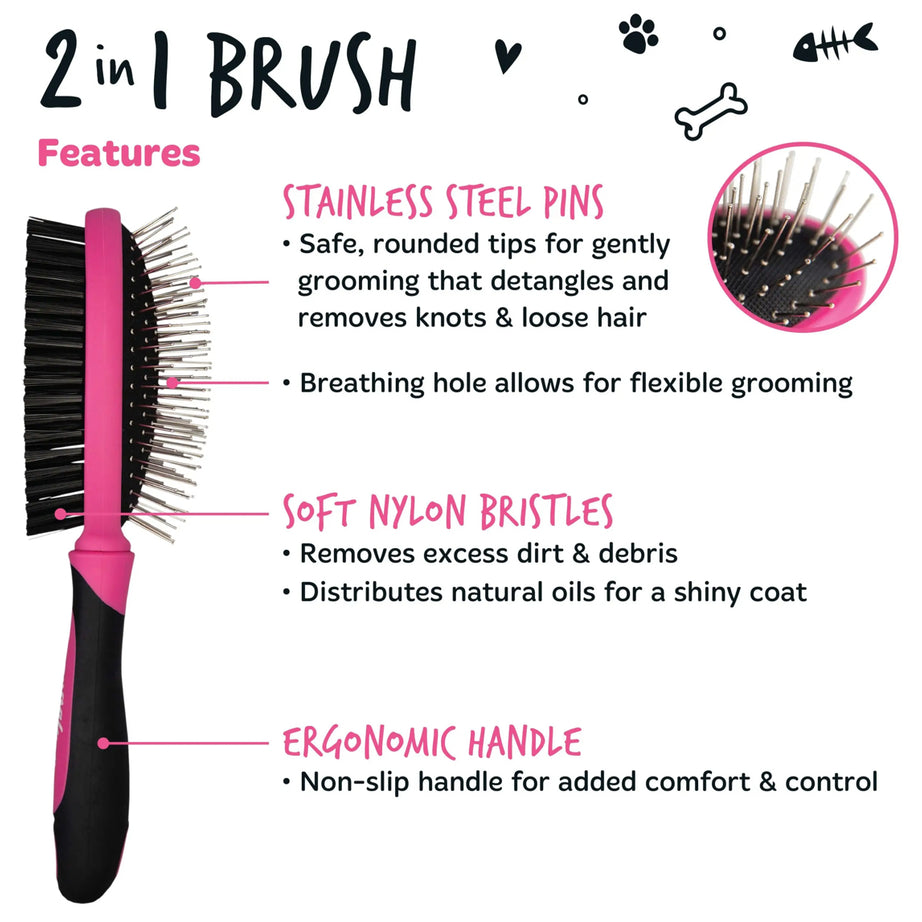 Bugalugs 2 in 1 Grooming Brush Brush Bugalugs