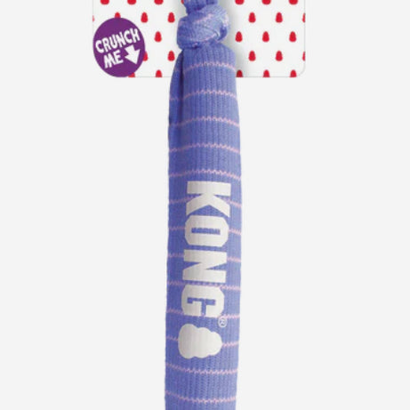 KONG Puppy Signature Crunch Rope Single Dog Toy Kong