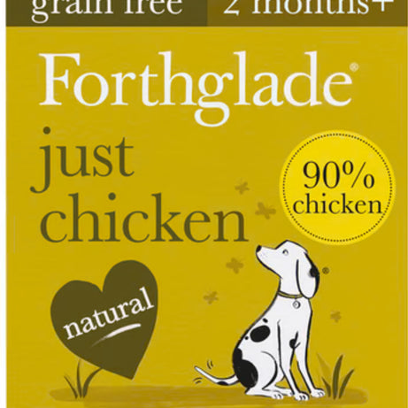 Just Chicken Natural Wet Dog Food Forthglade