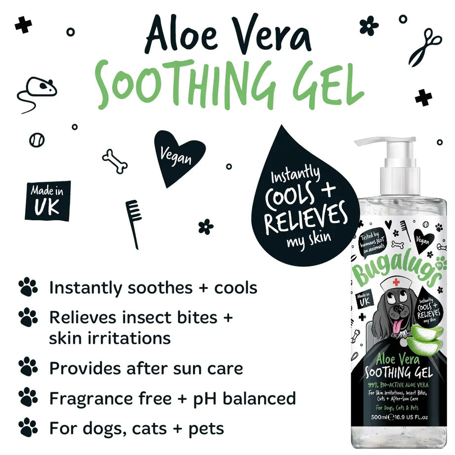 Bugalugs Aloe Vera Soothing Gel Wound Care Bugalugs