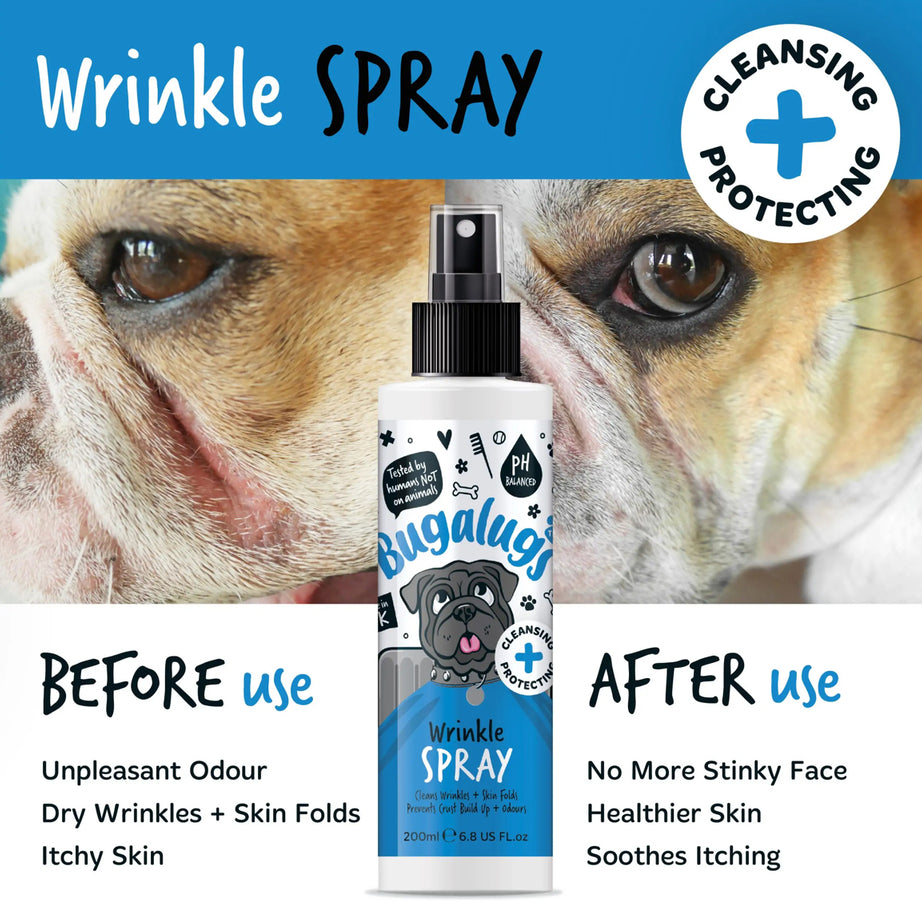 Bugalugs Wrinkle Spray Grooming Bugalugs