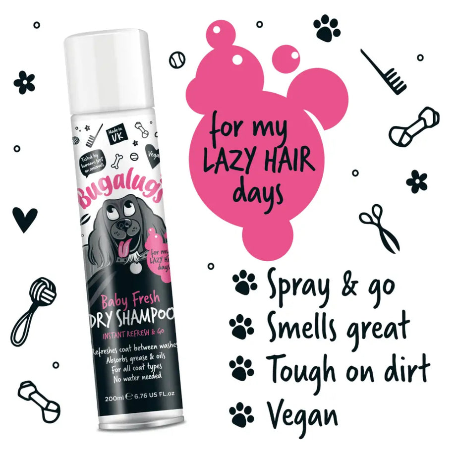 Bugalugs Baby Fresh Dry Shampoo Grooming Bugalugs