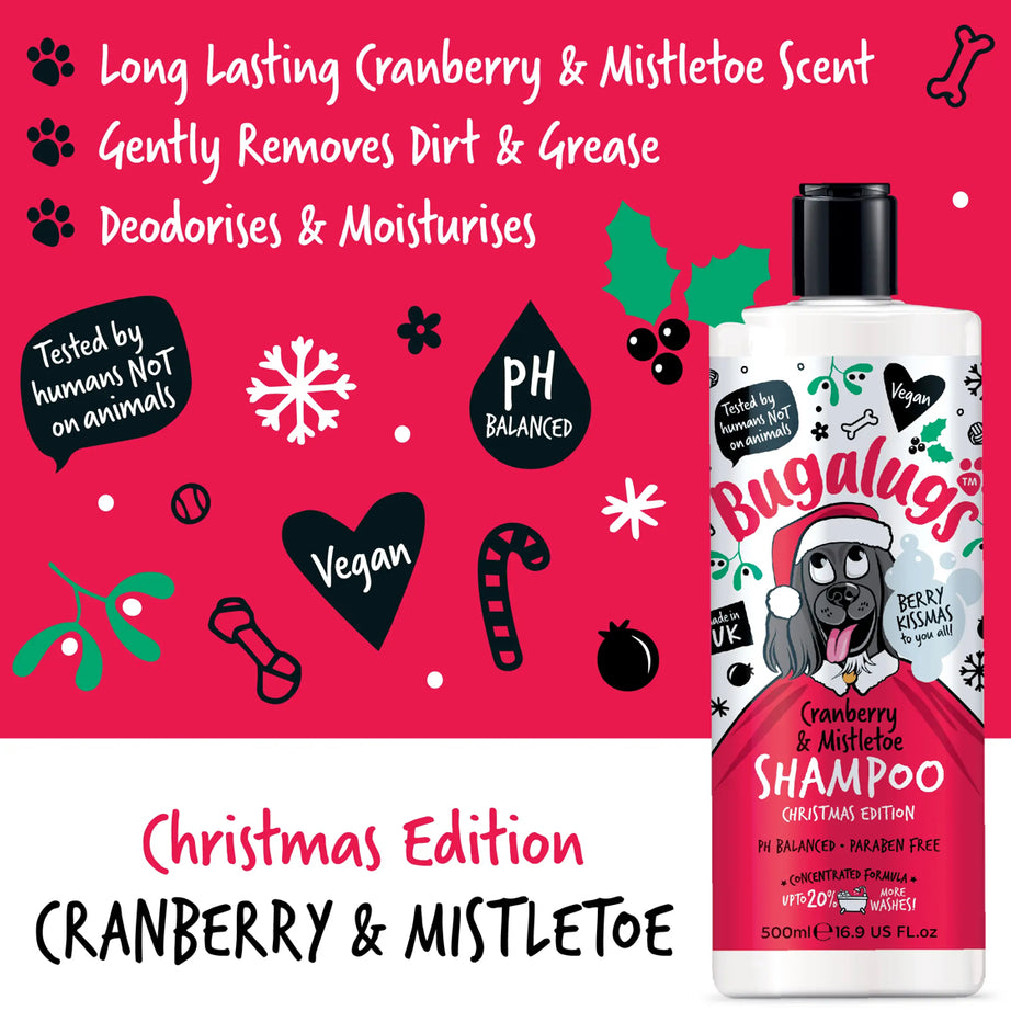 Bugalugs Christmas Edition: Cranberry & Mistletoe Shampoo Bugalugs