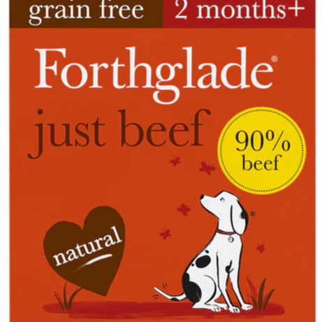 Just Beef Natural Wet Dog Food Forthglade