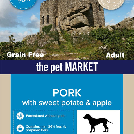 Grain Free Adult Dog Pork Dry Complete kibble the Pet MARKET