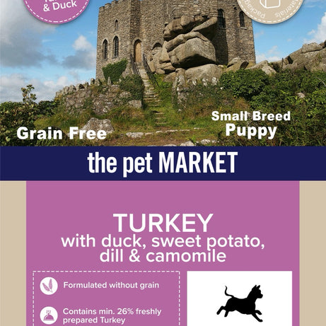 Grain Free Small Breed Puppy Turkey Dry Complete kibble the Pet MARKET