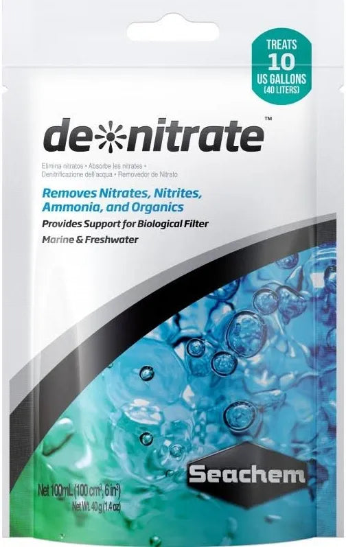 Seachem de-nitrate 100ml bag Pet Market