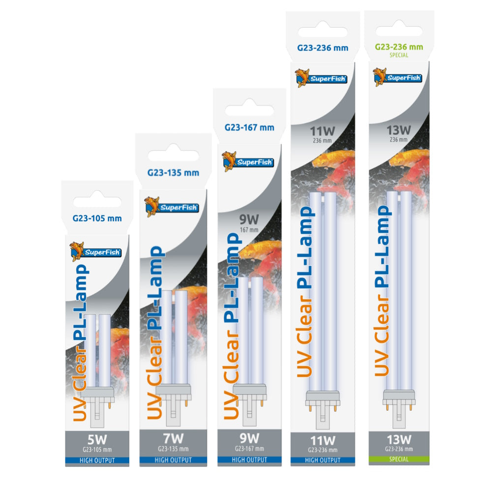 SuperFish G23-UV Replacement Lamps Pond UV Bulb SuperFish