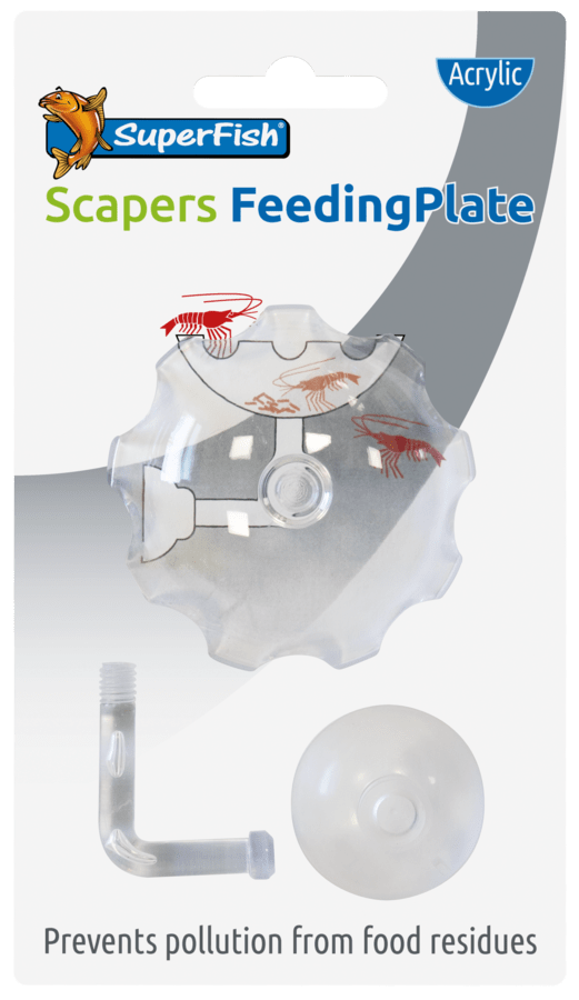 SuperFish Scapers feeder plate fish feeder SuperFish
