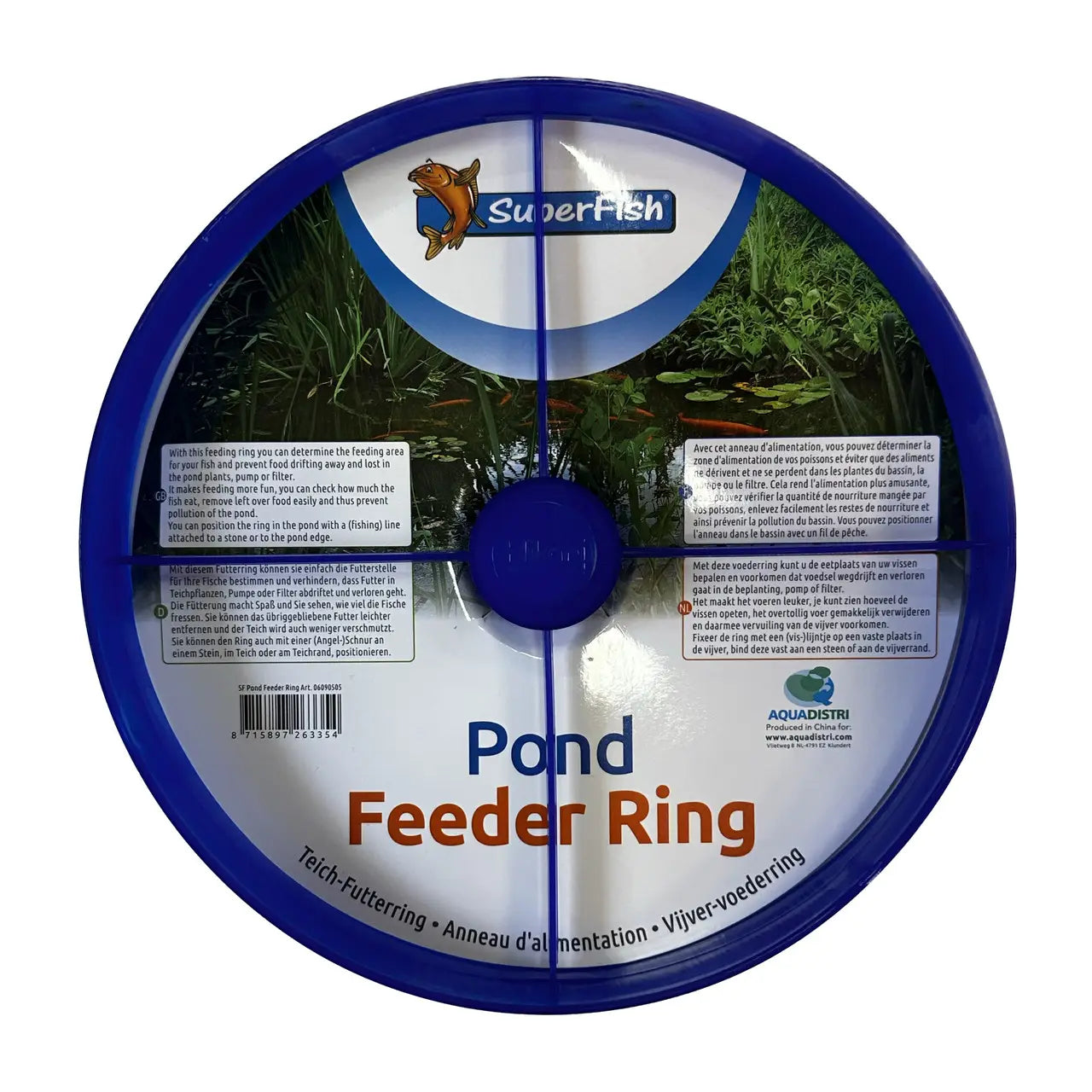 SuperFish Pond Feeder Ring Pond Fish Feeder Ring SuperFish