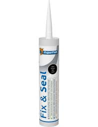 SuperFish Fix and Seal Black Aquarium Silicone SuperFish