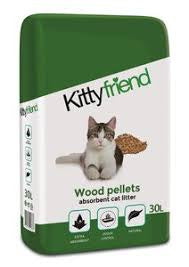 Kitty Friend Wood Pellets the Pet MARKET 30L