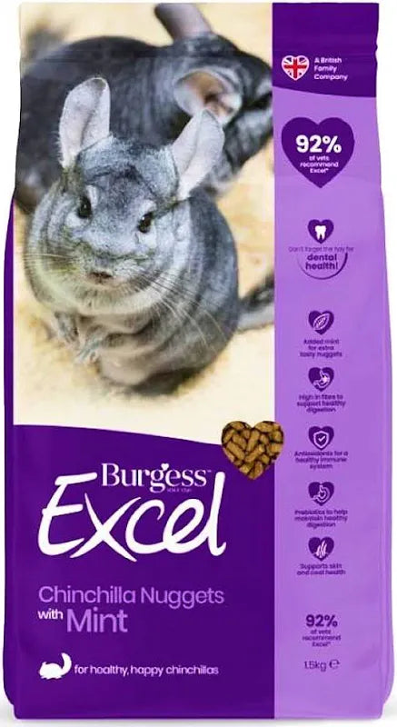 Burgess excel chinchilla nuggets the Pet MARKET