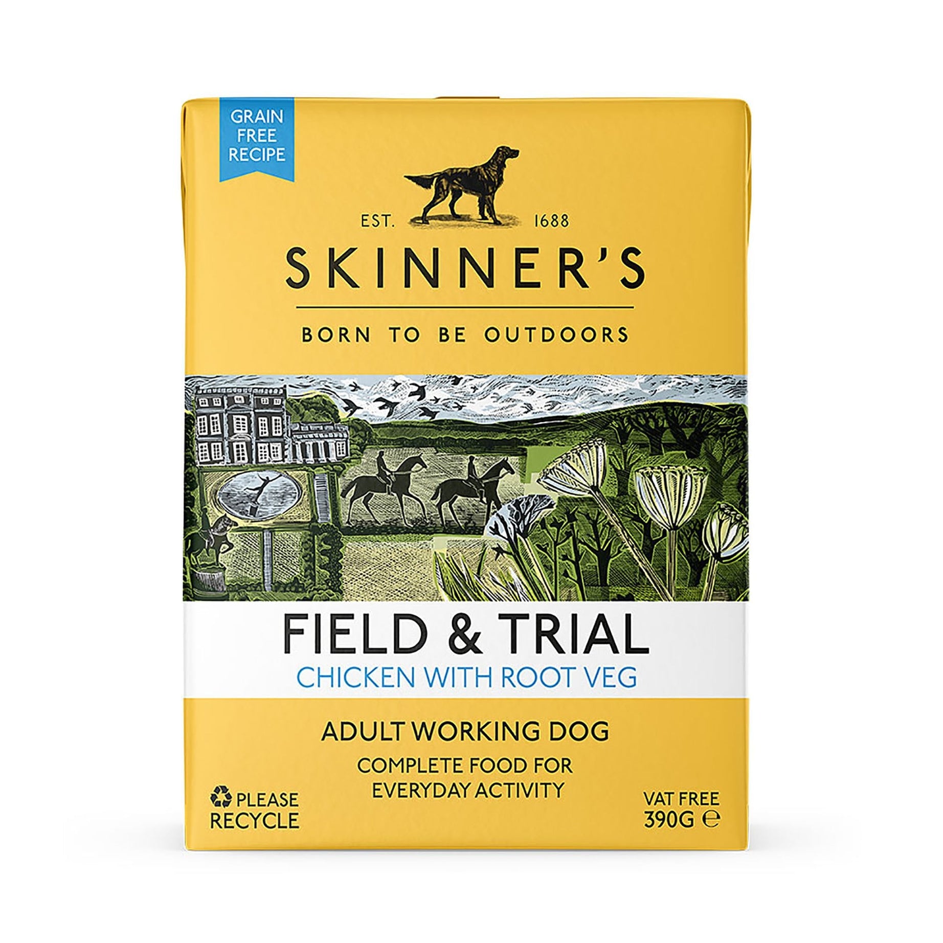 Skinners field and trial chicken with root veg meat the Pet MARKET