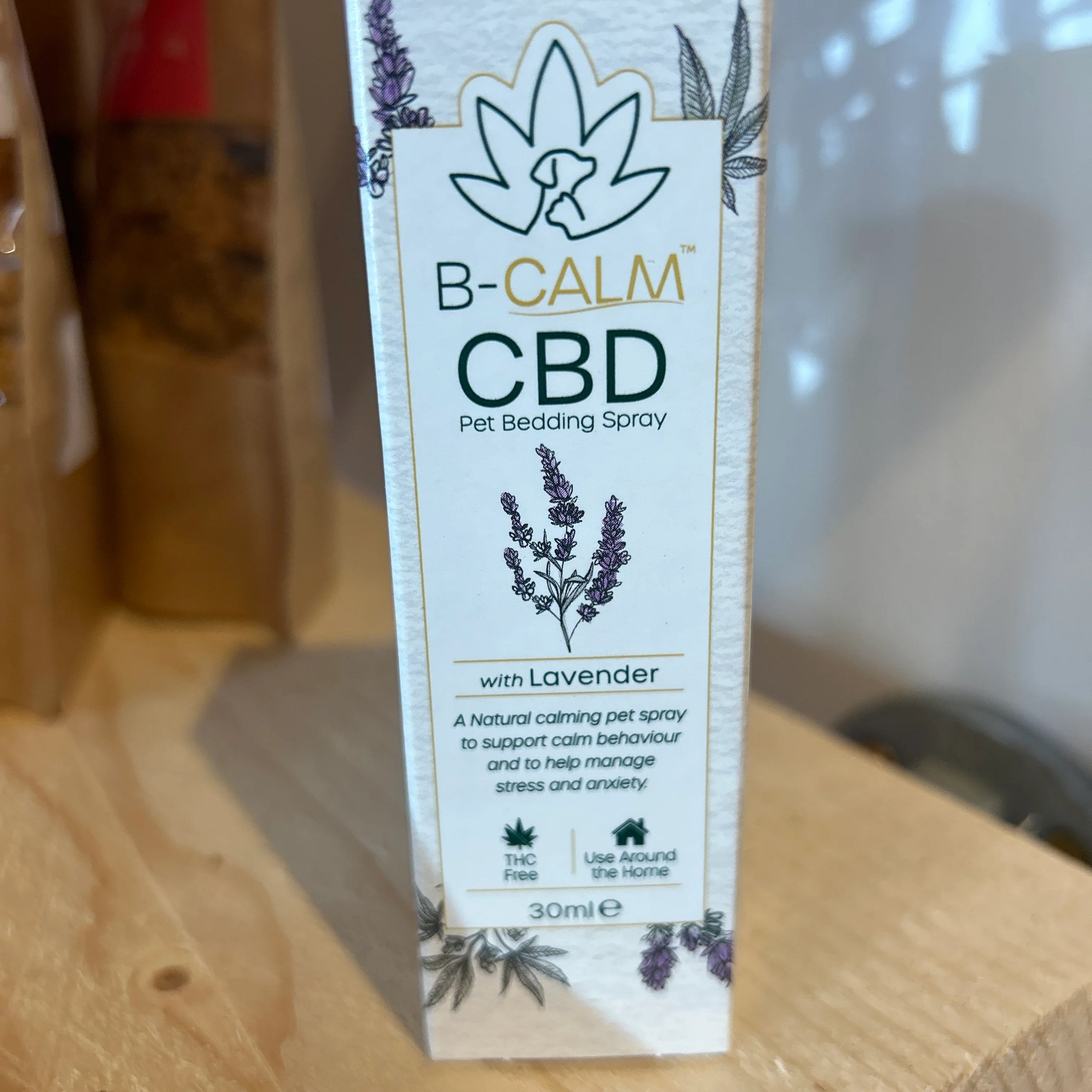 B-Calm CBD 30ml bedding spray lavender the Pet MARKET