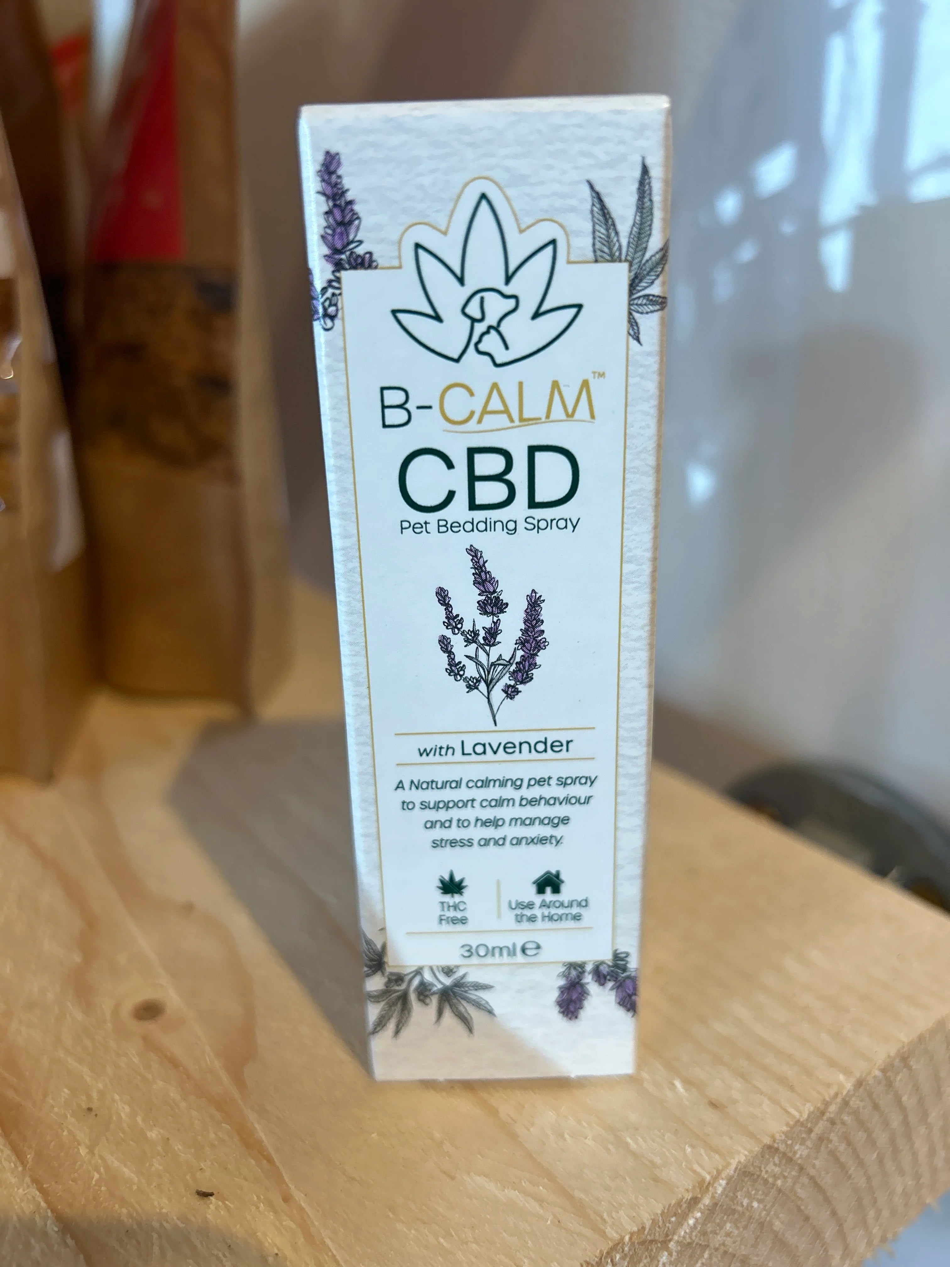B-Calm CBD 30ml bedding spray lavender the Pet MARKET