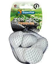 SuperFish Zen Deco Pebble White Fish - Decor SuperFish