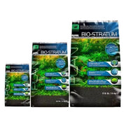 Natural-looking Fluval BIO-Stratum planted aquarium substrate by the Pet MARKET, showing a close-up of the textured, nutrient-rich gravel.