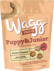 Wagg Puppy and Junior Treats 120g DOG - TREAT Wagg