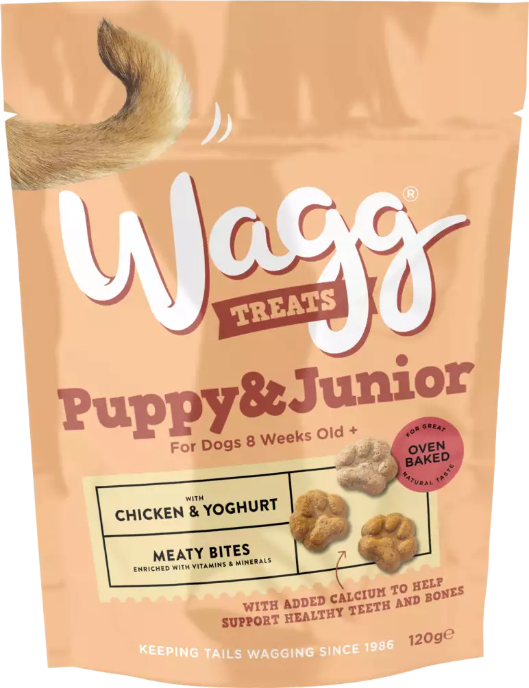 Wagg Puppy and Junior Treats 120g DOG - TREAT Wagg