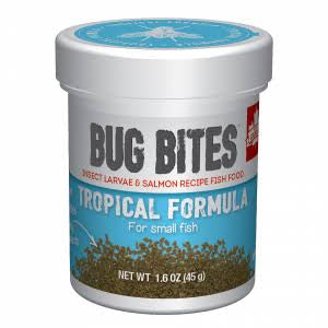 Fluval Bug Bites Tropical Micro Granules 45g Fish Food Fluval