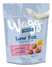 Wagg Low Fat Treats Turkey 125g DOG - TREAT Wagg