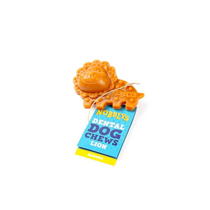Nobblys Animal Lion Banana 40g DOG - TREAT Petello