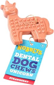 Nobblys Animal Unicorn Strawberry 40g DOG - TREAT Petello