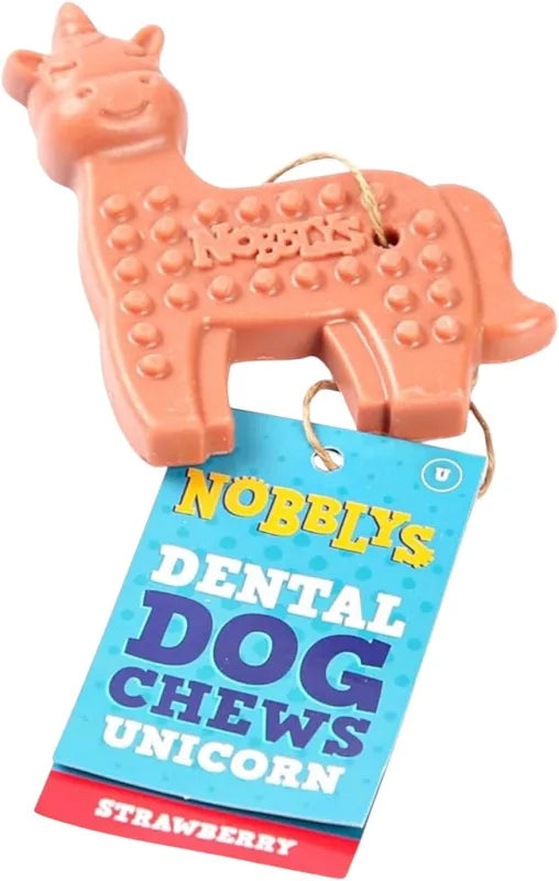 Nobblys Animal Unicorn Strawberry 40g DOG - TREAT Petello