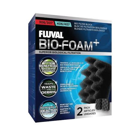 Fluval 306/406 and 307/407 Bio-Foam+ - 2 pack Filter Media Fluval