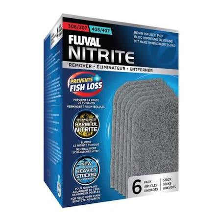 Fluval 306/307 and 406/407 Nitrite Remover - 6 pack Filter Media Fluval