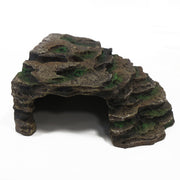 Large dark brown Betta cave from Pet Market, plastic hiding spot with textured surface for aquarium fish.