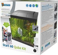 SuperFish Start 60 Qube Tropical Aquarium Kit Black Pet Market