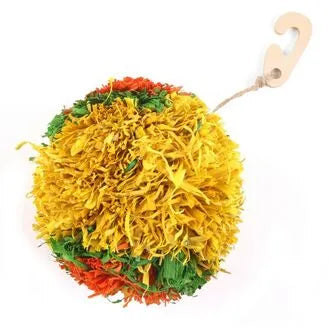 Bright corny small pompom toy from Pet Market with colorful, fluffy pompom design suitable for pets.