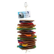 Card and wood parrot toy Pet Market