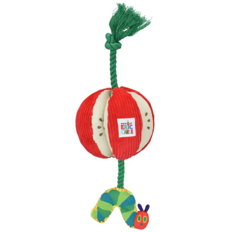 Hungry caterpillar apple rope toy Pet Market