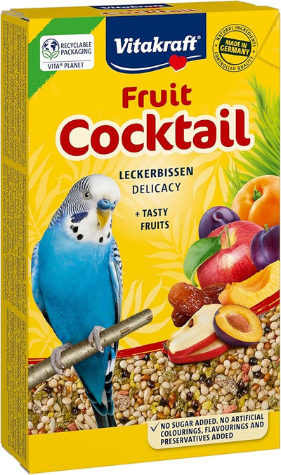 Budgie fruit cocktail