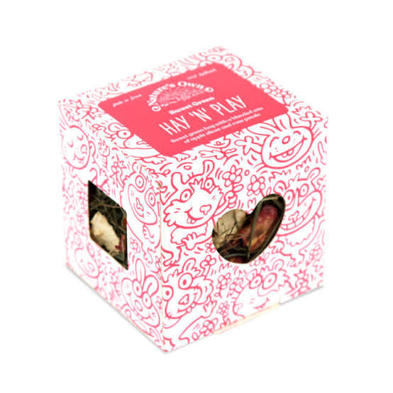 Hay n Play Rose Small Mammal - Food Natures Own
