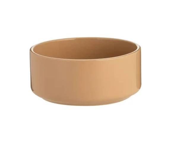 Ceramic dog bowl unlettered 7” Pet Market