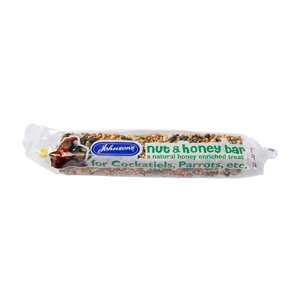 Johnson's Cockatiel & Parrot Nut & Honey Bars Bird - Treat Pet Market