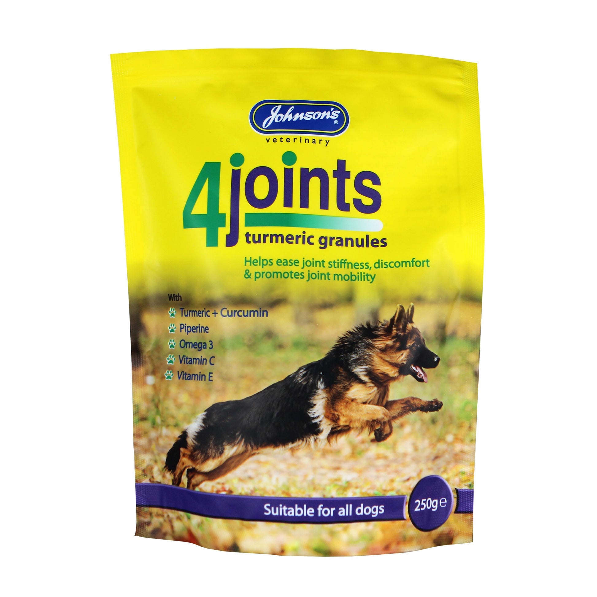 Johnson’s 4joints turmeric granules 250g Pet Market