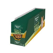 Natures Menu Cat Bites In Gravy Chicken 85g Cat - Food Natures Menu