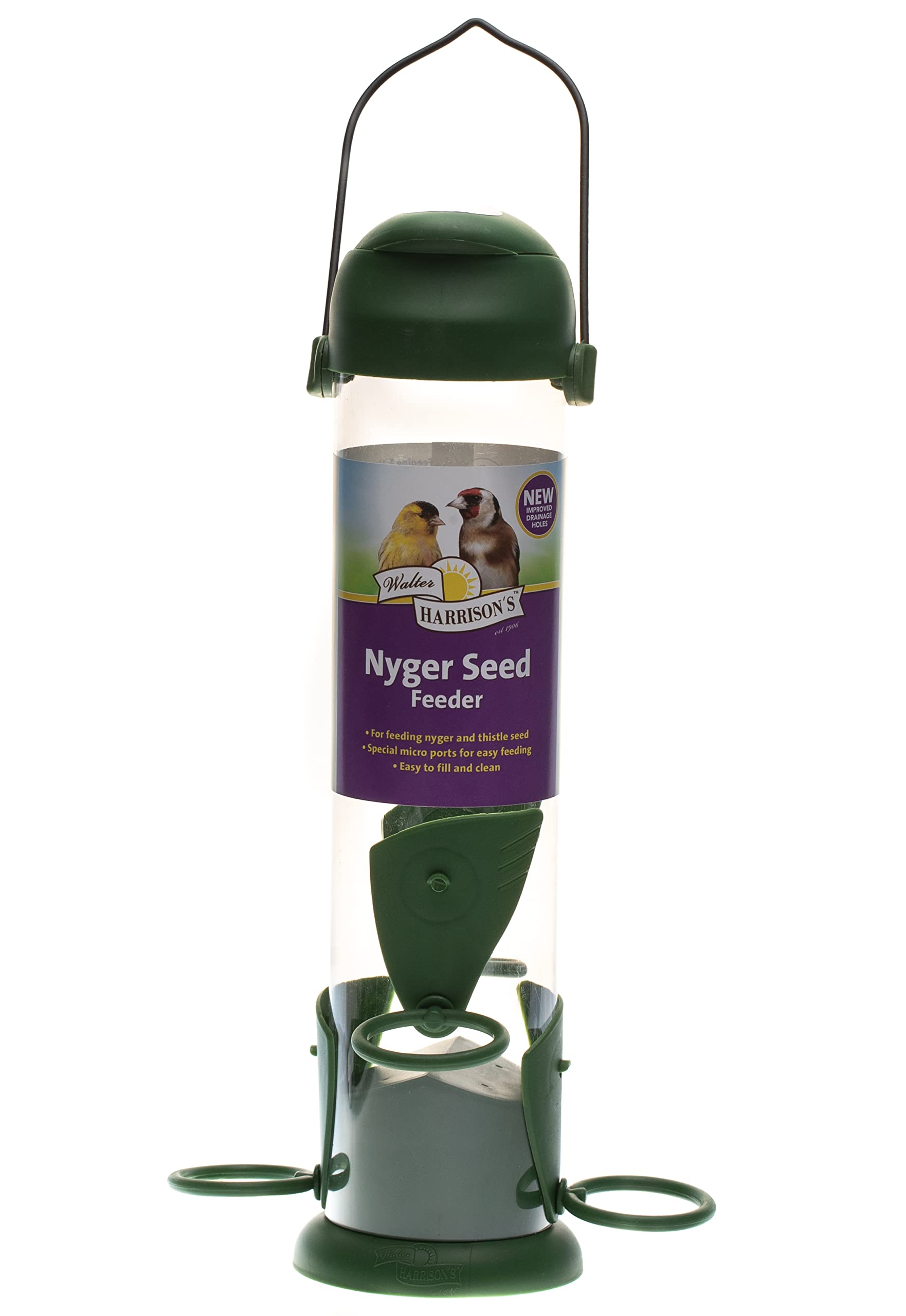 Harrisons Flip Top Nyger Seed Feeder 22cm Bird - Accessories Pet Market