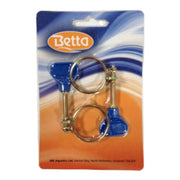 25mm double wire hose clip x2 the Pet MARKET