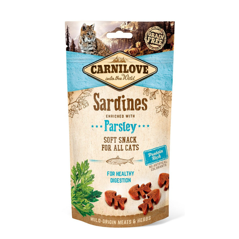 Carnilove Sardines with Parsley Soft Snack for Cats 50g Cat - Food Carilove