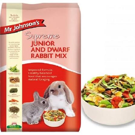 Mr Johnson's Supreme Junior & Dwarf Rabbit Mix Small Mammal - Food Mr Johnson's