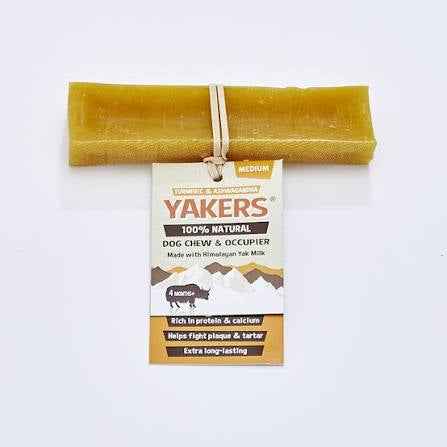 Yakers Dog Chew Turmeric, Med Dog Treat Yakers