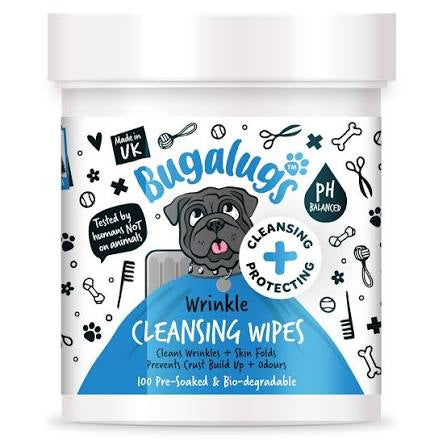 Bugalugs Wrinkle Wet Wipes Grooming Bugalugs