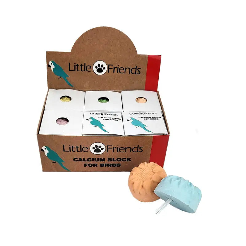Little Friends Bird Calcium Block Bird Supplement Classic